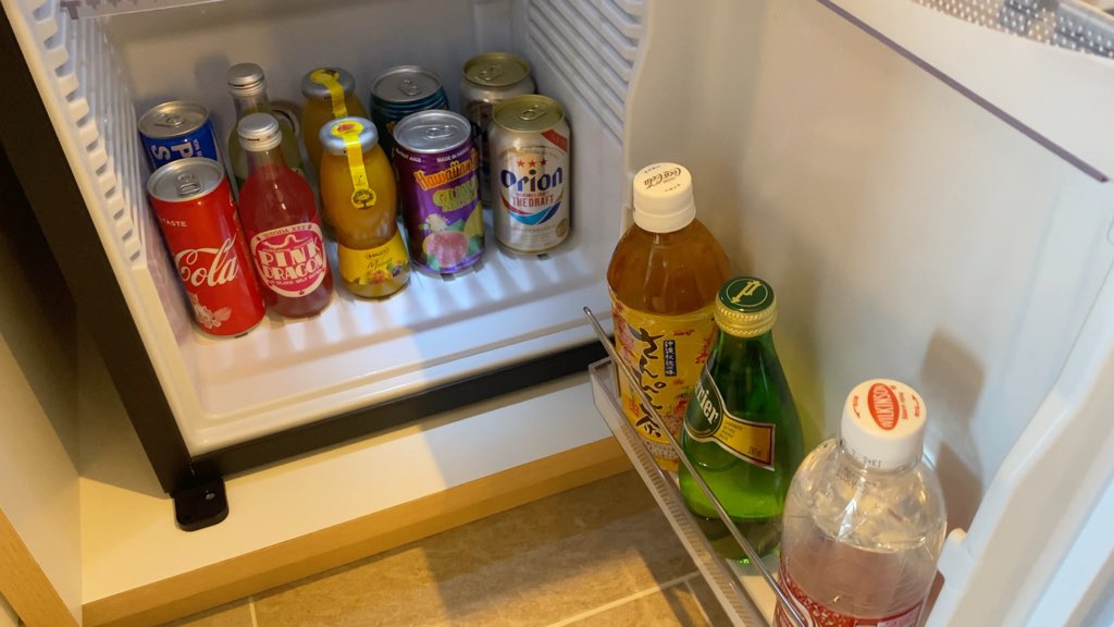 ハレクラニ沖縄の冷蔵庫
